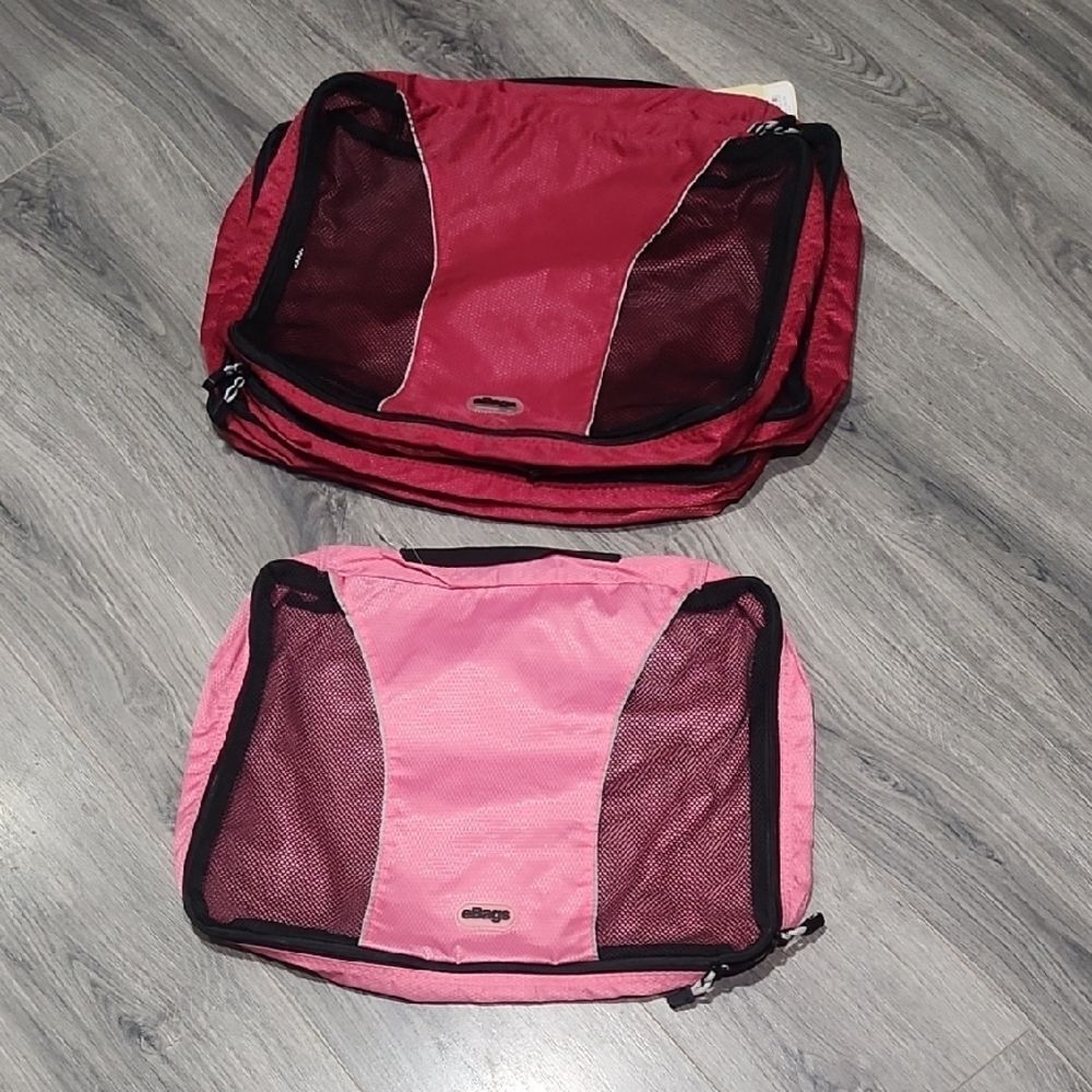 NWOT Ebags Diamond Nylon LG Packing Netted Cubes